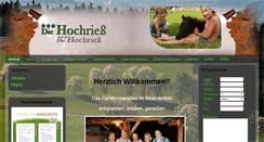 Desktop Screenshot of hochriess.at